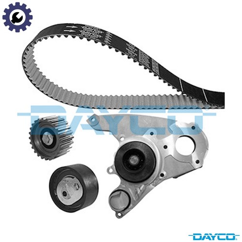 Water pump timing belt - pump,
