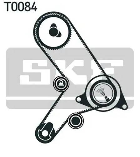Timing belt kit with - , rounded
