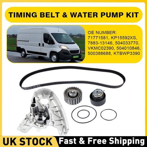 Timing belt water pump - timing, +